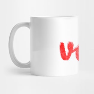 Red Vote Mug